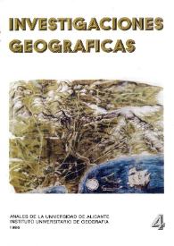 Investigaciones Geográficas. Núm. 4, 1986
