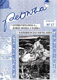 Peonza : Revista de literatura infantil y juvenil. Núm. 17, junio 1991