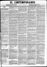 El Contemporáneo. Año II, núm. 71, jueves 14 de marzo de 1861 | Biblioteca Virtual Miguel de Cervantes