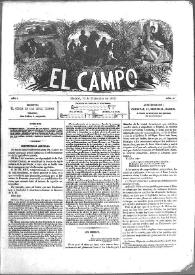 El Campo. Núm. 2, 16 de diciembre de 1876 | Biblioteca Virtual Miguel de Cervantes