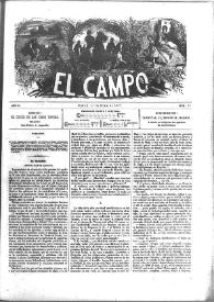 El Campo. Núm. 7, 1 de marzo de 1877 | Biblioteca Virtual Miguel de Cervantes