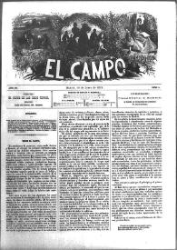 El Campo. Núm. 4, 16 de enero de 1878 | Biblioteca Virtual Miguel de Cervantes