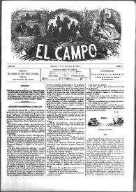 El Campo. Núm. 6, 16 de febrero de 1878 | Biblioteca Virtual Miguel de Cervantes