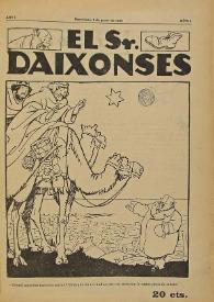 El Sr. Daixonses i La Sra. Dallonses. Any I, núm. 1, 2 de gener de 1926