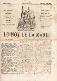 Lo noy de la mare. Any 1, núm. 4 (1 juliol 1866) | Biblioteca Virtual Miguel de Cervantes