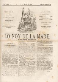 Lo noy de la mare. Any 1, núm. 8 (29 juliol 1866) | Biblioteca Virtual Miguel de Cervantes