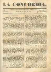 La Concordia. Tomo I, semestre I, núm. 24, 10 de junio de 1844 | Biblioteca Virtual Miguel de Cervantes