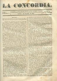 La Concordia. Tomo I, semestre II, núm. 6, 5 de agosto de 1844 | Biblioteca Virtual Miguel de Cervantes