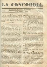 La Concordia. Tomo I, semestre II, núm. 15, 7 de octubre de 1844 | Biblioteca Virtual Miguel de Cervantes