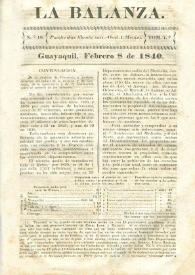 La Balanza. Núm. 19, febrero 8 de 1840 | Biblioteca Virtual Miguel de Cervantes
