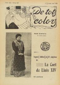 De tots colors : revista popular. Any III núm. 107 (21 janer 1910) | Biblioteca Virtual Miguel de Cervantes