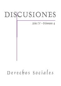 Discusiones. Núm. 4, 2004 | Biblioteca Virtual Miguel de Cervantes