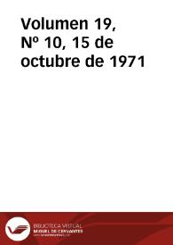 Ibérica por la libertad. Volumen 19, Nº 10, 15 de octubre de 1971 | Biblioteca Virtual Miguel de Cervantes