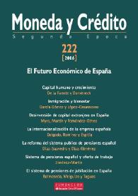 Moneda y Crédito. Núm. 222, 2006 | Biblioteca Virtual Miguel de Cervantes