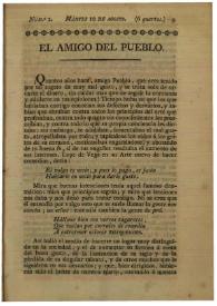 El amigo del pueblo. Núm 2, mártes 10 de agosto [sic] | Biblioteca Virtual Miguel de Cervantes