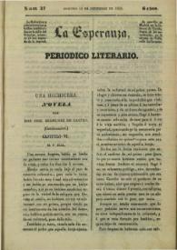 La esperanza : periódico literario. Núm. 37, domingo 15 de diciembre de 1839 | Biblioteca Virtual Miguel de Cervantes