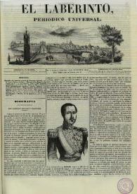 El laberinto. Núm. 4, sábado 16 de diciembre 1843 | Biblioteca Virtual Miguel de Cervantes