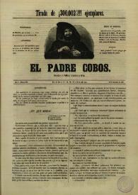 El padre Cobos. Año I, Número XVI, 30 de diciembre de 1854 | Biblioteca Virtual Miguel de Cervantes