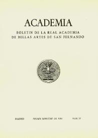Academia : Anales y Boletín de la Real Academia de Bellas Artes de San Fernando. Núm. 78, primer semestre, 1994 | Biblioteca Virtual Miguel de Cervantes