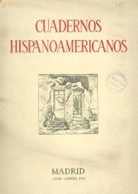 Cuadernos Hispanoamericanos. Núm. 4, julio-agosto 1948 | Biblioteca Virtual Miguel de Cervantes