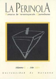 Más información sobre La Perinola : revista de investigación quevediana. Núm. 8, 2004