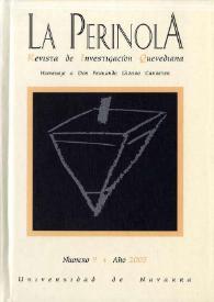 La Perinola : revista de investigación quevediana. Núm. 9, 2005 | Biblioteca Virtual Miguel de Cervantes