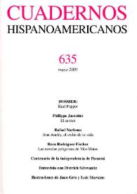 Cuadernos Hispanoamericanos. Núm. 635, mayo 2003 | Biblioteca Virtual Miguel de Cervantes