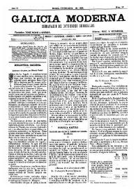 Galicia Moderna. Núm. 86, 19 de diciembre de 1886 | Biblioteca Virtual Miguel de Cervantes
