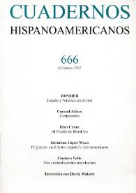 Cuadernos Hispanoamericanos. Núm. 666, diciembre 2005 | Biblioteca Virtual Miguel de Cervantes
