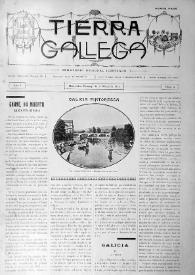Tierra Gallega (Montevideo, 1917-1918) [Reprodución]. Núm. 4, 11 de marzo de 1917 | Biblioteca Virtual Miguel de Cervantes