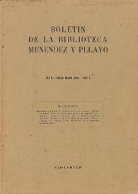Boletín de la Biblioteca de Menéndez Pelayo. 1923 | Biblioteca Virtual Miguel de Cervantes