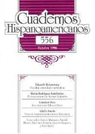 Cuadernos Hispanoamericanos. Núm. 556, octubre 1996 | Biblioteca Virtual Miguel de Cervantes