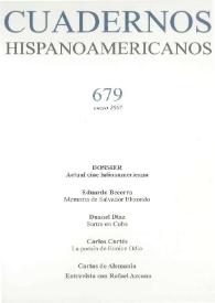 Cuadernos Hispanoamericanos. Núm. 679, enero 2007 | Biblioteca Virtual Miguel de Cervantes