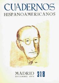 Cuadernos Hispanoamericanos. Núm. 318, diciembre 1976 | Biblioteca Virtual Miguel de Cervantes