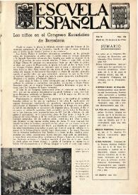 Escuela española. Año IV, núm. 162, 22 de junio de 1944 | Biblioteca Virtual Miguel de Cervantes