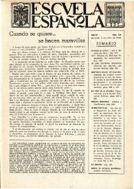 Escuela española. Año IV, núm. 164, 6 de julio de 1944 | Biblioteca Virtual Miguel de Cervantes