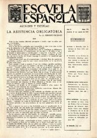 Escuela española. Año IV, núm. 170, 17 de agosto de 1944 | Biblioteca Virtual Miguel de Cervantes