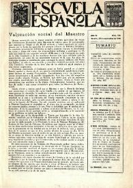 Escuela española. Año IV, núm. 176, 30 de septiembre de 1944 | Biblioteca Virtual Miguel de Cervantes