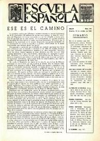 Escuela española. Año IV, núm. 178, 14 de octubre de 1944 | Biblioteca Virtual Miguel de Cervantes