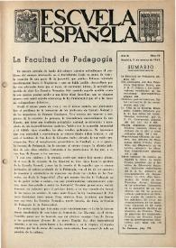 Escuela española. Año III, núm. 95, 11 de marzo de 1943 | Biblioteca Virtual Miguel de Cervantes