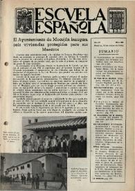 Escuela española. Año III, núm. 104, 13 de mayo de 1943 | Biblioteca Virtual Miguel de Cervantes