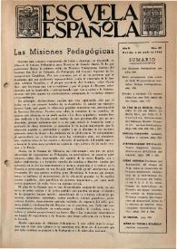Escuela española. Año III, núm. 107, 3 de junio de 1943 | Biblioteca Virtual Miguel de Cervantes