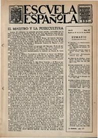 Escuela española. Año III, núm. 109, 17 de junio de 1943 | Biblioteca Virtual Miguel de Cervantes
