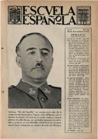Escuela española. Año III, núm. 124, 30 de septiembre de 1943 | Biblioteca Virtual Miguel de Cervantes