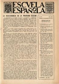 Escuela española. Año III, núm. 131, 18 de noviembre de 1943 | Biblioteca Virtual Miguel de Cervantes