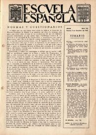 Escuela española. Año III, núm. 133, 2 de diciembre de 1943 | Biblioteca Virtual Miguel de Cervantes