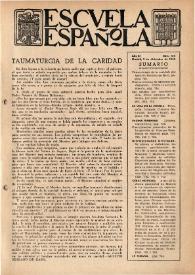 Escuela española. Año III, núm. 134, 9 de diciembre de 1943 | Biblioteca Virtual Miguel de Cervantes