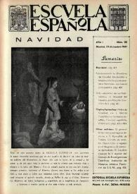 Escuela española. Año I, núm. 32, 22 de diciembre de 1941 | Biblioteca Virtual Miguel de Cervantes