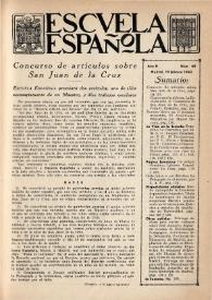 Escuela española. Año II, Primer semestre, núm. 40, 19 de febrero de 1942 | Biblioteca Virtual Miguel de Cervantes