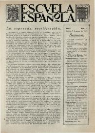 Escuela española. Año II, Primer semestre, núm. 51, 7 de mayo de 1942 | Biblioteca Virtual Miguel de Cervantes
